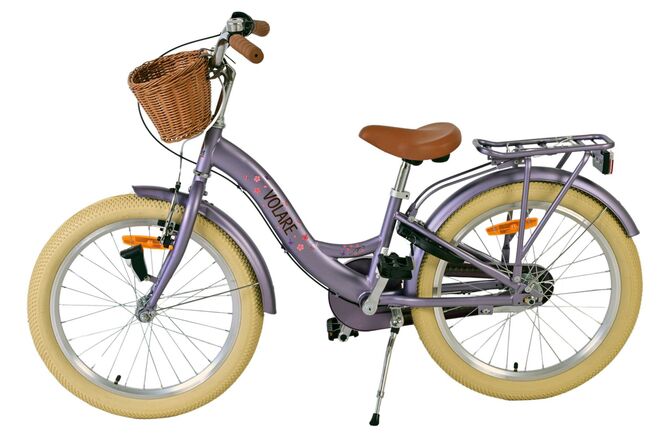 Volare Blossom Kinderfahrrad - Mädchen - 20 Zoll - Lila - Nexus 3 Gänge