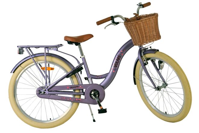 Volare Blossom Børnecykel - Piger - 24 tommer - Lilla