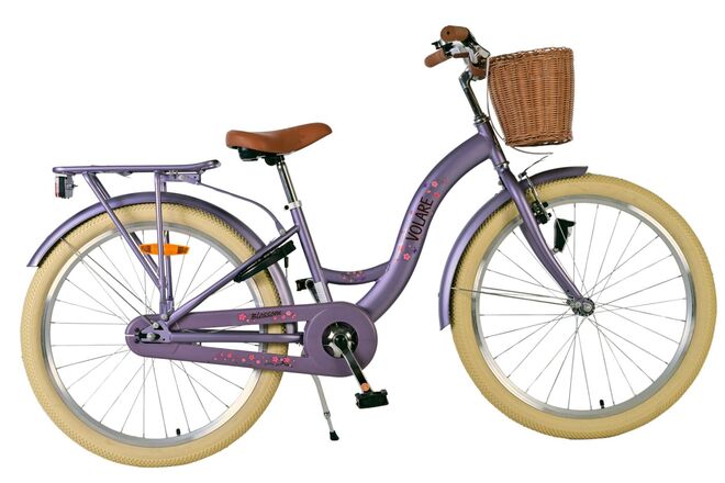 Volare Blossom Børnecykel - Piger - 24 tommer - Lilla