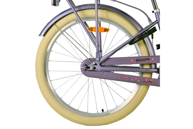 Volare Blossom Børnecykel - Piger - 24 tommer - Lilla