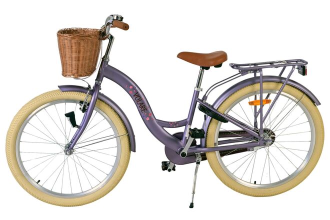Volare Blossom Børnecykel - Piger - 24 tommer - Lilla