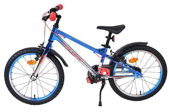 Volare Chrome Children's Bicycle - Boys - 20 inch - Blue Silver - Two hand brakes