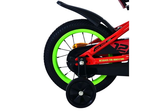 Volare Rocky Kids' Bike - Boys - 12 inch - Red - Two hand brakes