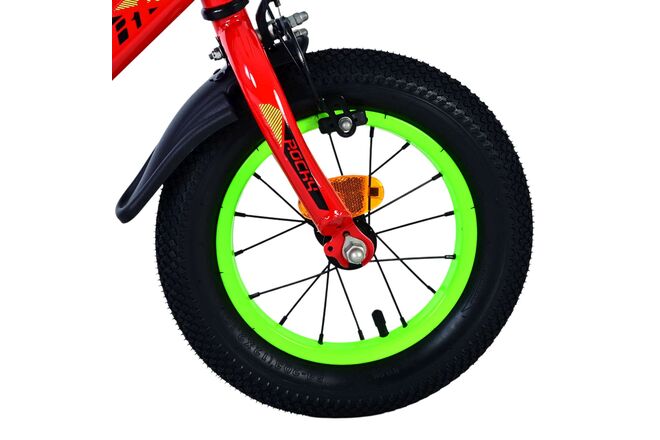 Volare Rocky Kids' Bike - Boys - 12 inch - Red - Two hand brakes