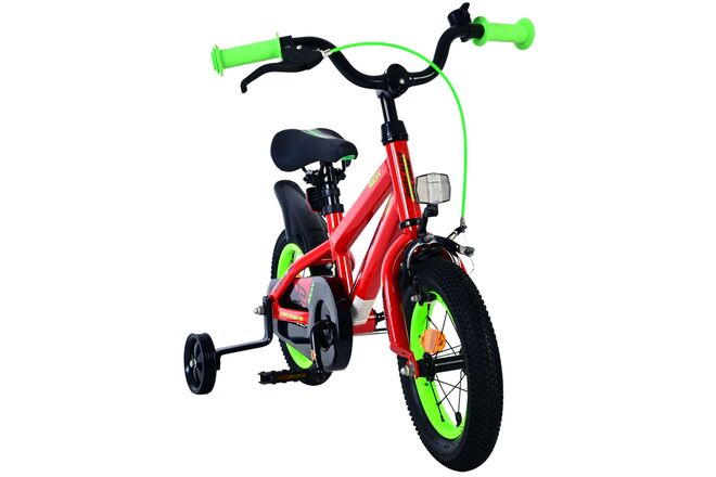 Volare Rocky Kids' Bike - Boys - 12 inch - Red - Two hand brakes
