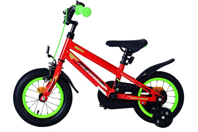 Volare Rocky Kids' Bike - Boys - 12 inch - Red - Two hand brakes