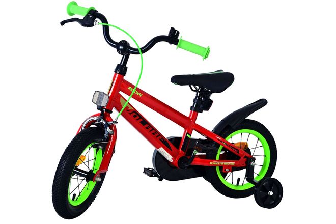 Volare Rocky Kids' Bike - Boys - 12 inch - Red - Two hand brakes