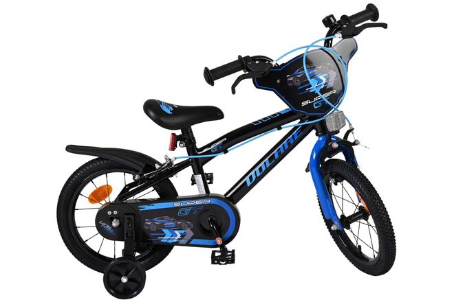 Volare Super GT Children's Bicycle - Boys - 14 inch - Blue - Two hand brakes