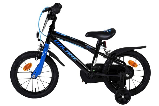 Volare Super GT Children's Bicycle - Boys - 14 inch - Blue - Two hand brakes