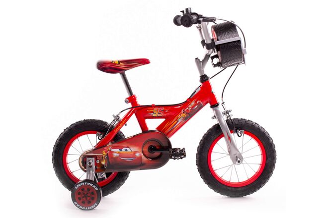 Rower dziecięcy Disney Cars – dla chłopców – 12 cali – dwa hamulce ręczne