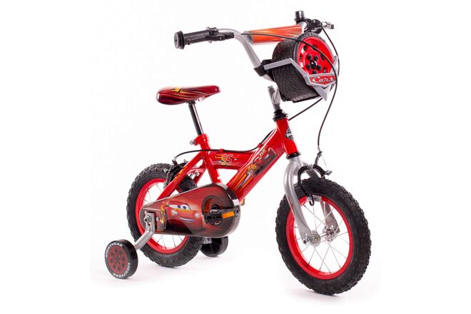 Rower dziecięcy Disney Cars – dla chłopców – 12 cali – dwa hamulce ręczne