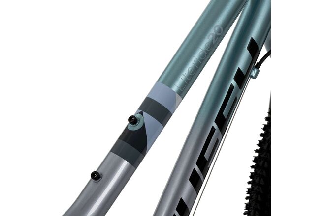 Literide Kinderfiets - Jongens - 20 inch - Turquoise/Zilver - Twee handremmen
