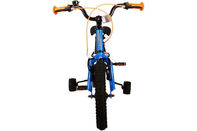 Volare Rocky Children's Bicycle - Boys - 14 inch - Blue - Two handbrakes