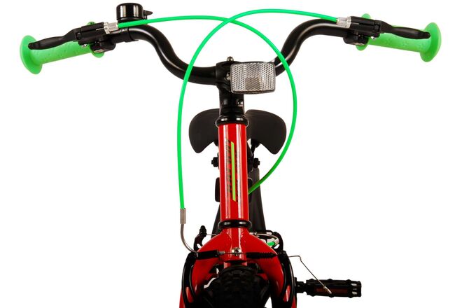 Volare Rocky Children's Bicycle - Boys - 14 inch - Red - Two handbrakes