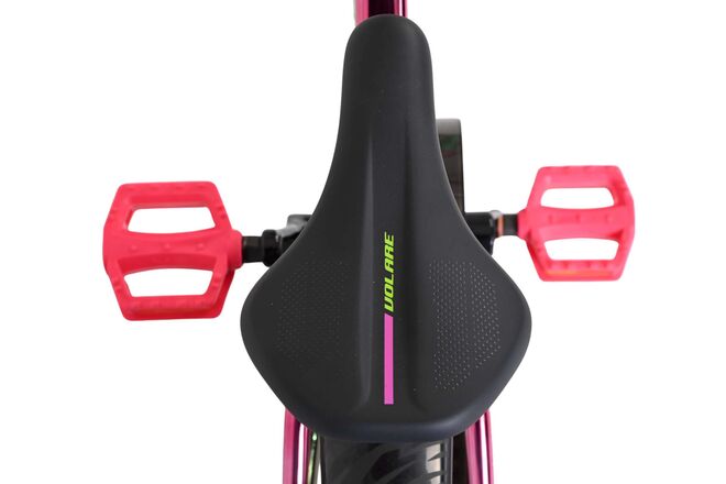 Rower dziecięcy Volare Chrome - Uni - 16 cali - różowo-zielony