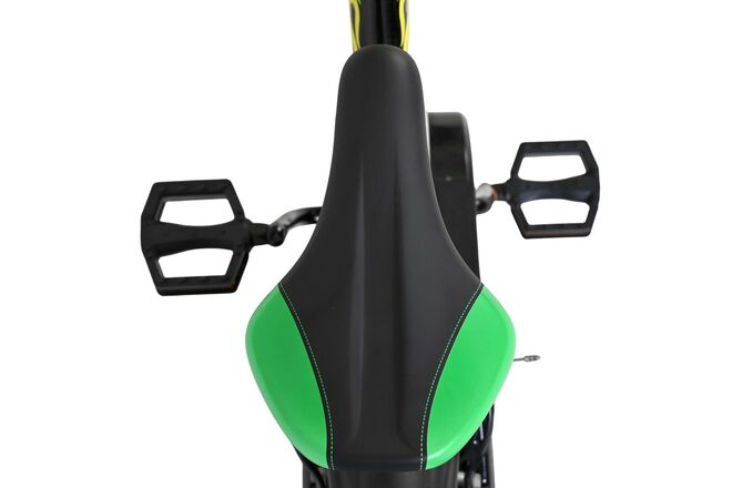 Volare Strike Children's Bicycle - Boys - 16 inch - Black Green - Two Hand Brakes