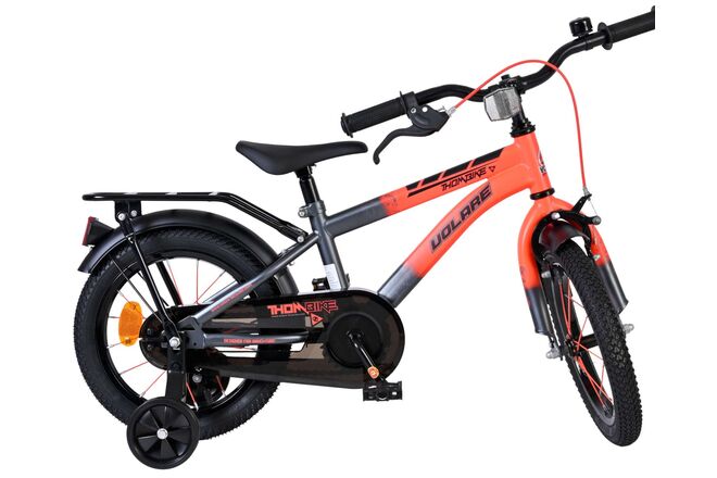 Volare Thombike Kinderfiets - Jongens - 14 inch - Oranje/Grijs