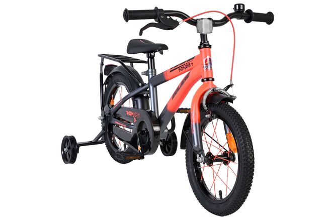Volare Thombike Kinderfiets - Jongens - 14 inch - Oranje/Grijs