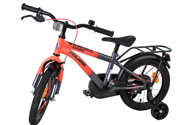 Volare Thombike Kinderfiets - Jongens - 14 inch - Oranje/Grijs