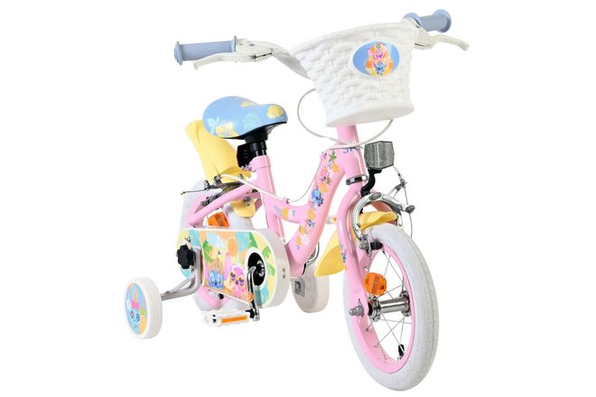 Koala Kinderfiets - Meisjes - 12 inch - Roze - Twee Handremmen