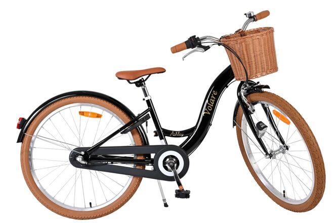 Volare Ashley Kinderfiets - Meisjes - 24 inch - Zwart - Nexus 3