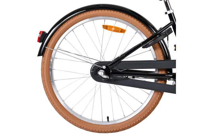Volare Ashley Kinderfiets - Meisjes - 24 inch - Zwart - Nexus 3