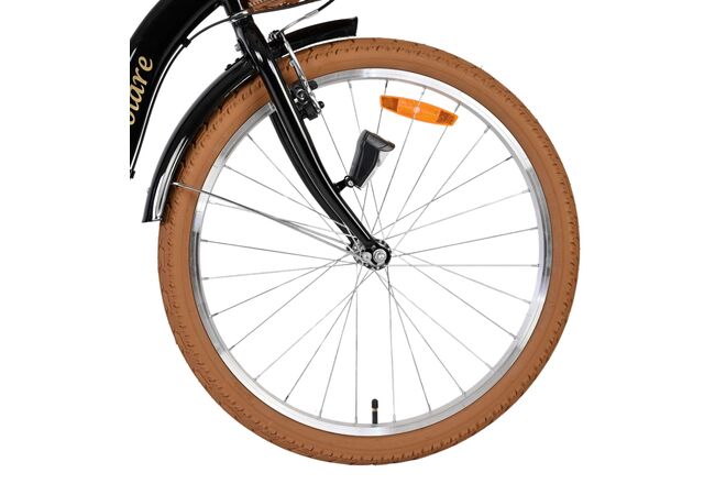 Volare Ashley Kinderfiets - Meisjes - 24 inch - Zwart - Nexus 3