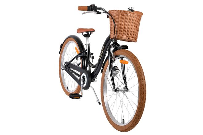 Volare Ashley Kinderfiets - Meisjes - 24 inch - Zwart - Nexus 3