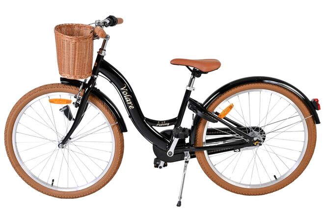Volare Ashley Kinderfiets - Meisjes - 24 inch - Zwart - Nexus 3