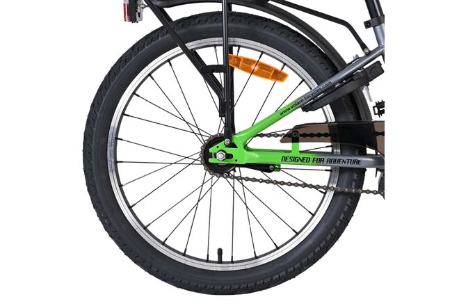 Volare Explorer Kinderfiets - Jongens - 20 inch - Donkergrijs