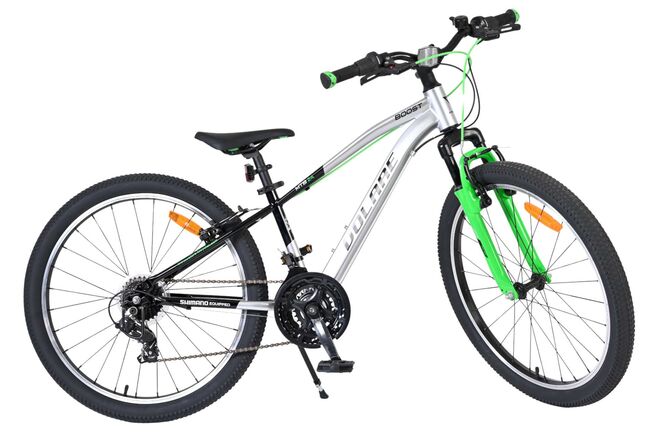 Volare Boost Kinderfiets - 24 inch - 21 Speed - Zilver/Groen
