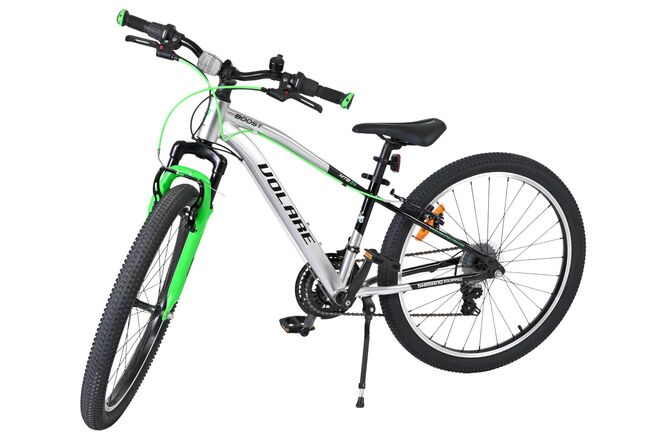 Volare Boost Kinderfiets - 24 inch - 21 Speed - Zilver/Groen