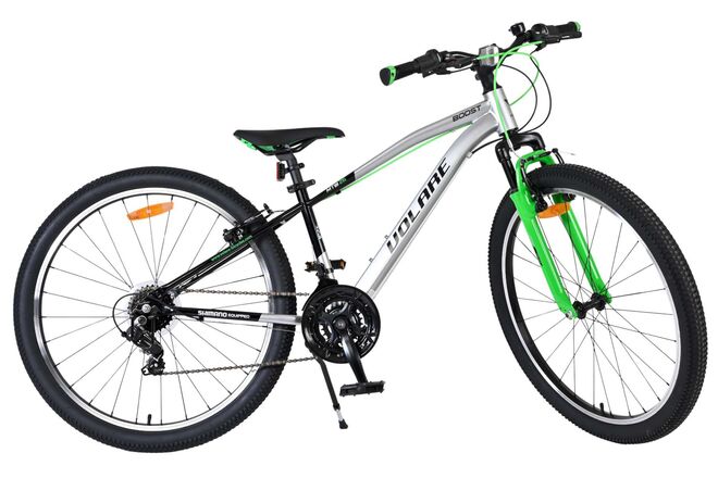Volare Boost Kinderfiets - 26 inch - Zilver/Groen - 21 Speed