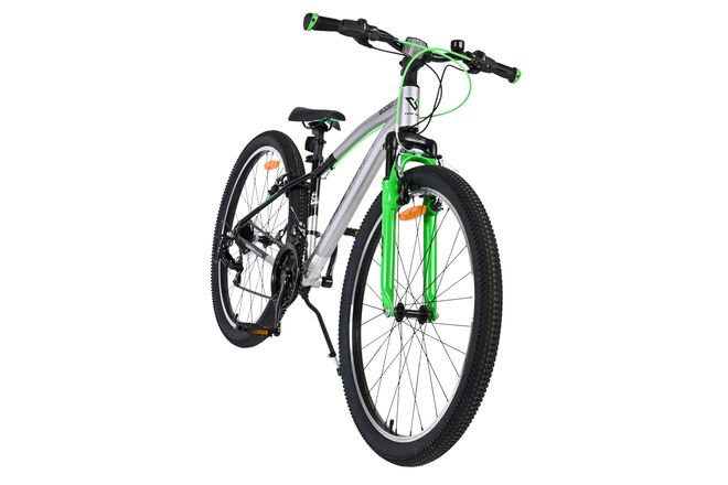 Volare Boost Kinderfiets - 26 inch - Zilver/Groen - 21 Speed