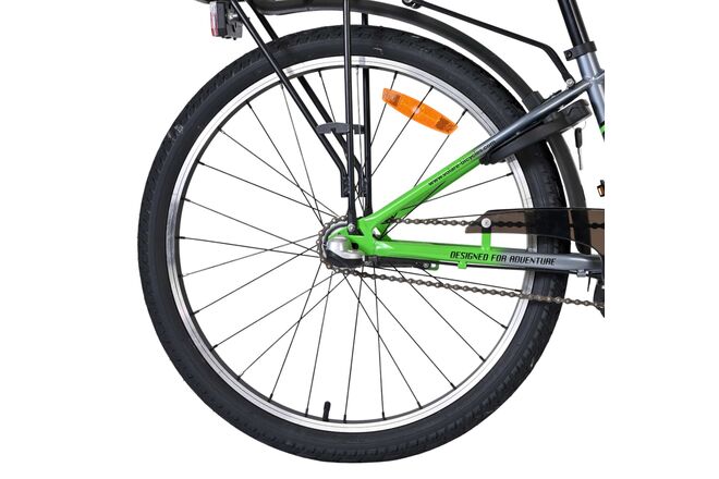 Volare Explorer Kinderfiets - Jongens - 24 inch - Donkergrijs - Nexus 3