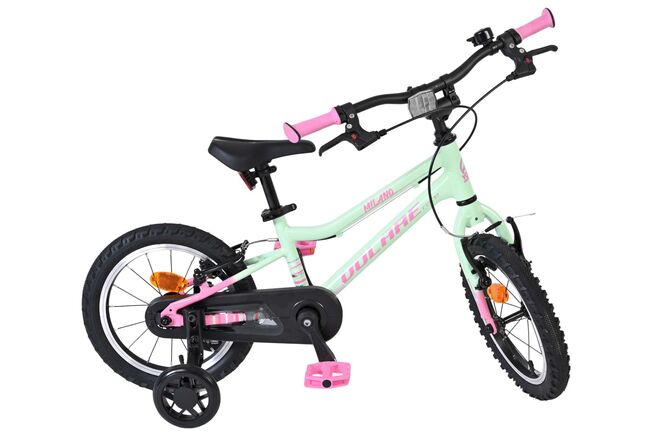 Volare Milano Kinderfiets - Meisjes - 14 inch - Mintgroen