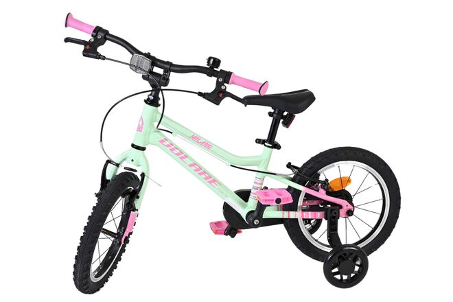 Volare Milano Kinderfiets - Meisjes - 14 inch - Mintgroen