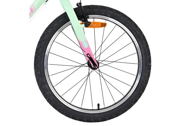 Volare Milano Kinderfiets - Meisjes - 20 inch - Mintgroen- 6-speed