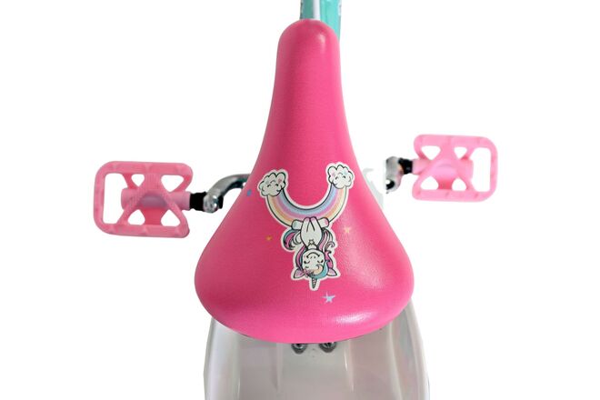 Volare Unicorn Kinderfiets - Meisjes - 14 inch - Groen - Twee Handremmen