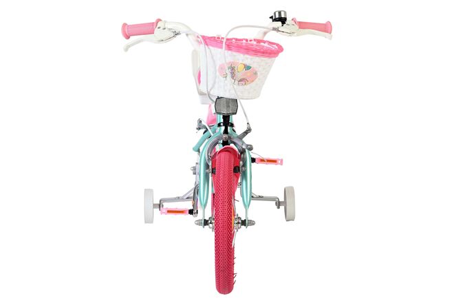 Volare Unicorn Kinderfiets - Meisjes - 14 inch - Groen - Twee Handremmen