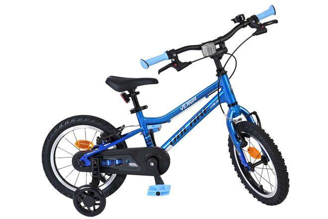 Volare Venom Kinderfiets - Jongens - 14 inch - Blauw - Twee handremmen