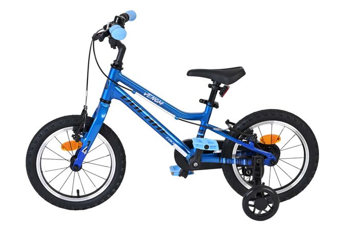 Volare Venom Kinderfiets - Jongens - 14 inch - Blauw - Twee handremmen