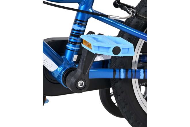 Volare Venom Kinderfiets - Jongens - 14 inch - Blauw - Twee handremmen