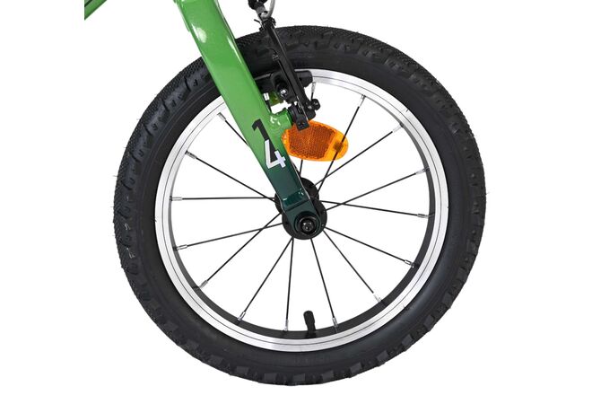 Volare Venom Kinderfiets - Jongens - 14 inch - Groen - Twee handremmen