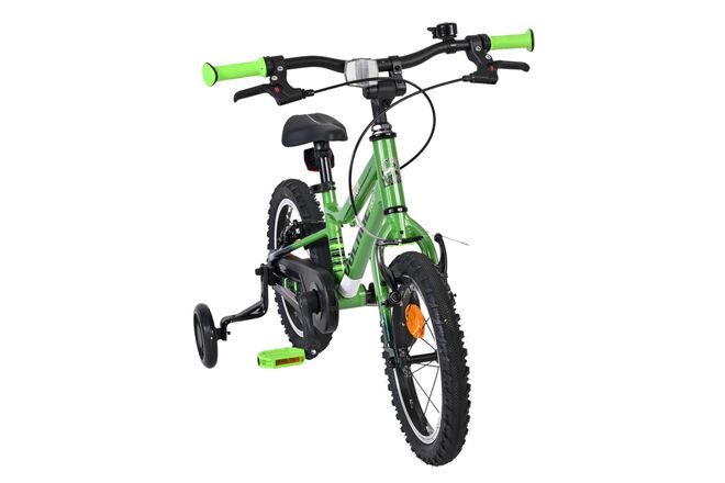 Volare Venom Kinderfiets - Jongens - 14 inch - Groen - Twee handremmen