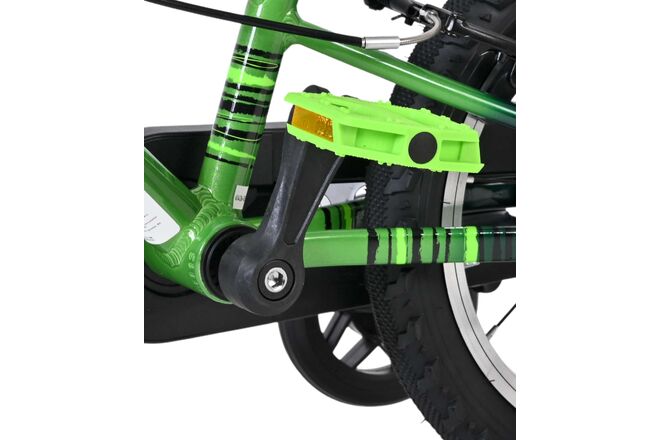 Volare Venom Kinderfiets - Jongens - 14 inch - Groen - Twee handremmen