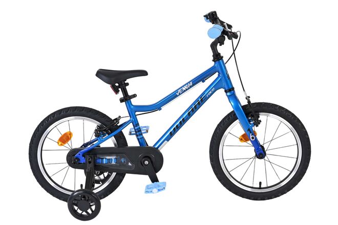Volare Venom Kinderfiets - Jongens - 16 inch - Blauw- Twee Handremmen
