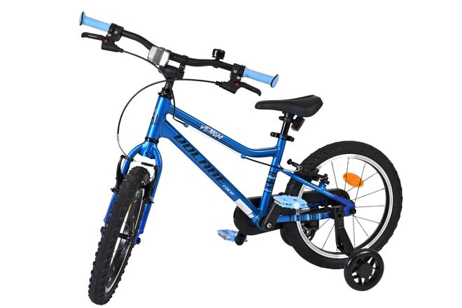 Volare Venom Kinderfiets - Jongens - 16 inch - Blauw- Twee Handremmen