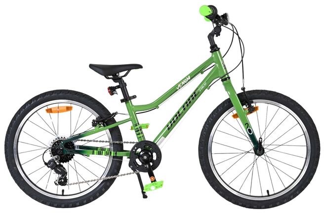 Volare Venom Kinderfiets - Jongens - 20 inch - Groen - Twee handremmen