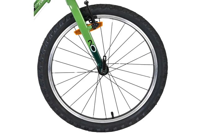 Volare Venom Kinderfiets - Jongens - 20 inch - Groen - Twee handremmen